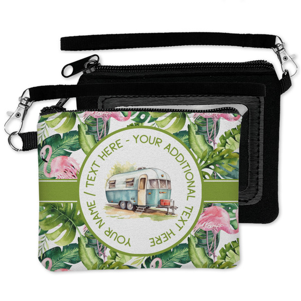 Flamingo & Camping Wristlet ID Cases - MAIN