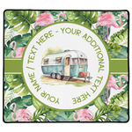 Flamingo & Camping Gaming Mouse Pad - XL - 18" x 16" (Personalized)