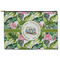Flamingo & Camping Zipper Pouch - Large - 12.5" x 8.5" (Personalized)