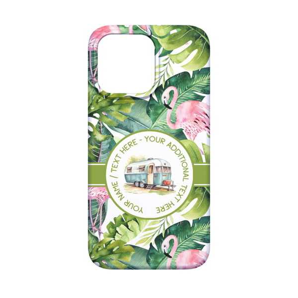 Flamingo & Camping iPhone 13 Mini Case - Back