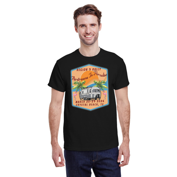 Custom Airstreams in Paradise - Region 9 Rally 2026 T-Shirt - Black