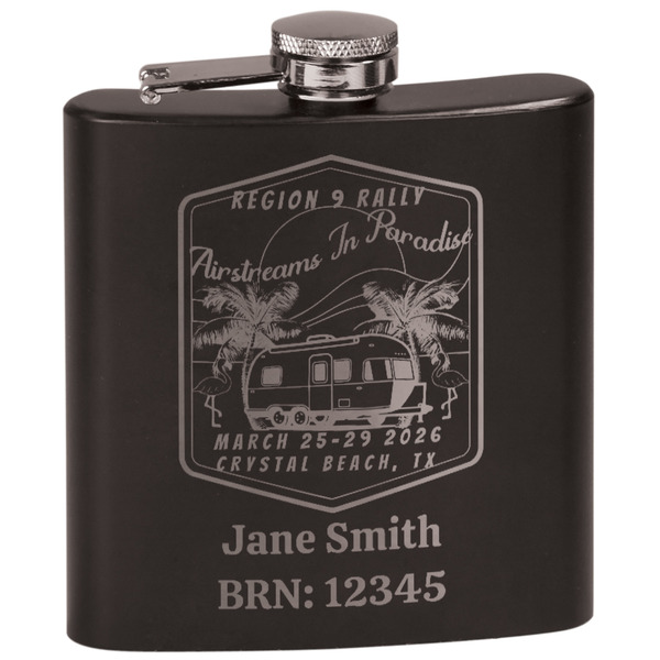 Custom Airstreams in Paradise - Region 9 Rally 2026 Black Flask Set