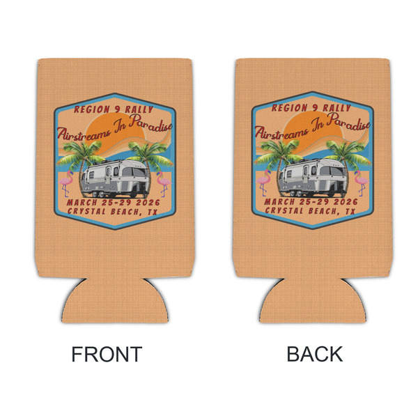 Airstreams in Paradise - Region 9 Rally 2026 Can Cooler - 16oz - Front & Back