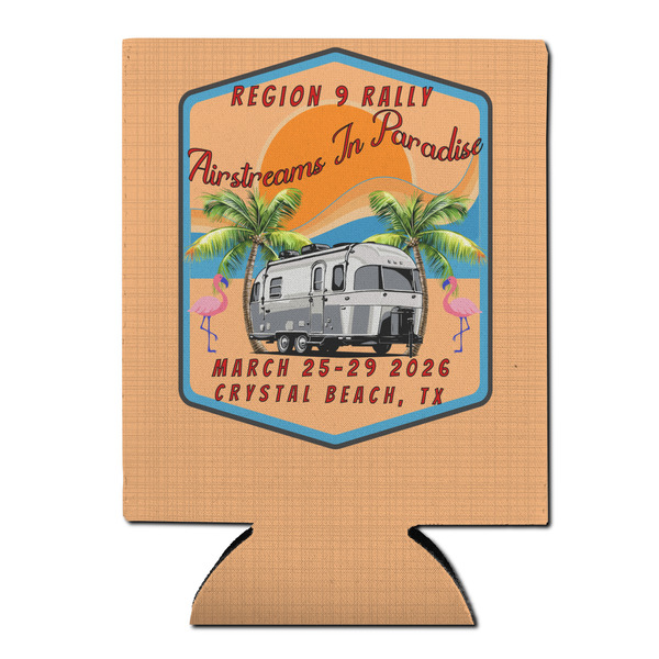 Airstreams in Paradise - Region 9 Rally 2026 Can Cooler - Standard 12oz - Flat Front