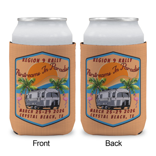 Airstreams in Paradise - Region 9 Rally 2026 Can Cooler - Standard 12oz - Front & Back