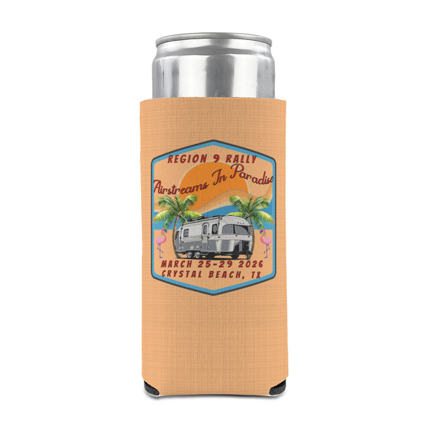 Airstreams in Paradise - Region 9 Rally 2026 Can Cooler - Tall 12oz - Front on Can
