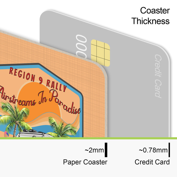 Airstreams in Paradise - Region 9 Rally 2026 Coaster Thickness