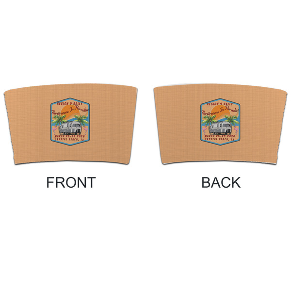 Airstreams in Paradise - Region 9 Rally 2026 Coffee Cup Sleeve - APPROVAL