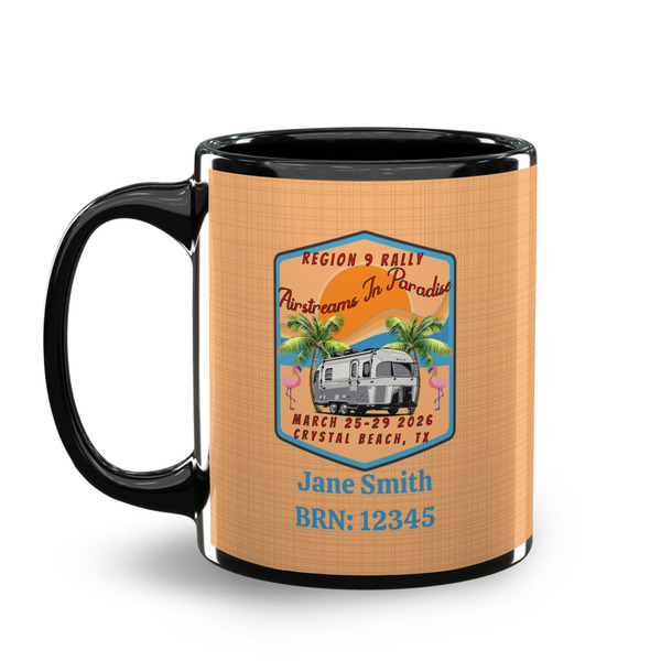 Airstreams in Paradise - Region 9 Rally 2026 Coffee Mug - 11 oz - Black