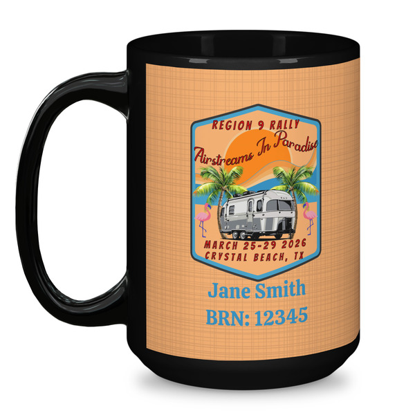 Airstreams in Paradise - Region 9 Rally 2026 Coffee Mug - 15 oz - Black