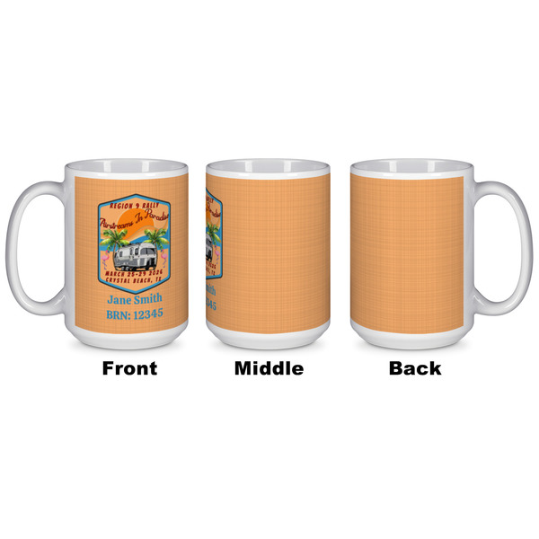 Airstreams in Paradise - Region 9 Rally 2026 Coffee Mug - 15 oz - White APPROVAL