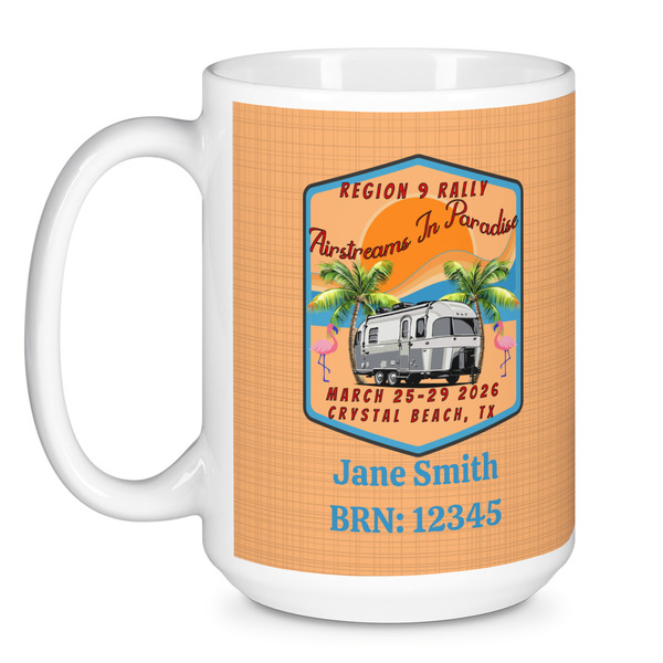 Airstreams in Paradise - Region 9 Rally 2026 Coffee Mug - 15 oz - White