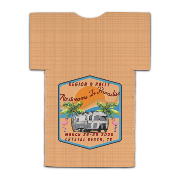 Airstreams in Paradise - Region 9 Rally 2026 Jersey Bottle Cooler - BACK (flat)