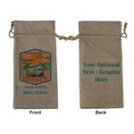 Airstreams in Paradise - Region 9 Rally 2026 Burlap Gift Bag - Large - Double-Sided