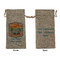 Airstreams in Paradise - Region 9 Rally 2026 Burlap Gift Bag - Large - Double-Sided