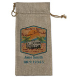 Airstreams in Paradise - Region 9 Rally 2026 Burlap Gift Bag - Large - Single-Sided