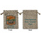 Airstreams in Paradise - Region 9 Rally 2026 Burlap Gift Bag - Medium -Double-Sided