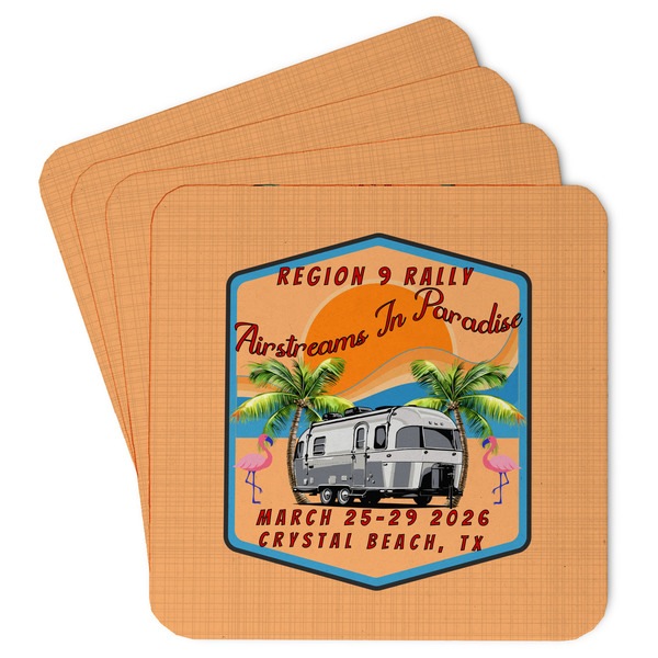 Custom Airstreams in Paradise - Region 9 Rally 2026 Paper Coasters