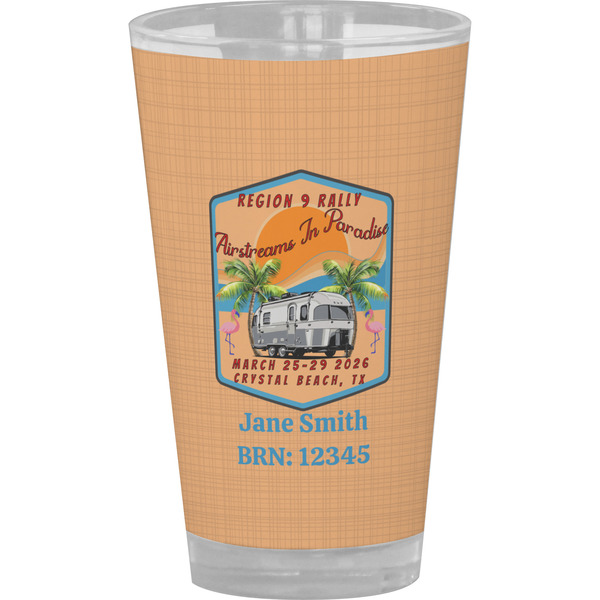 Custom Airstreams in Paradise - Region 9 Rally 2026 Pint Glass - Full Color