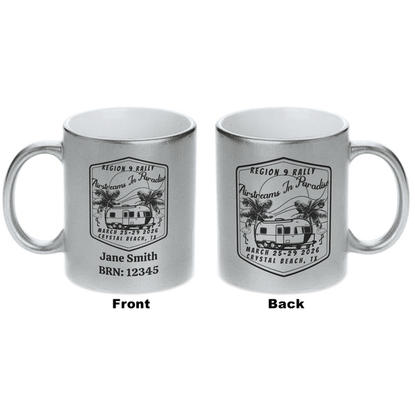 Airstreams in Paradise - Region 9 Rally 2026 Silver Mug - Approval