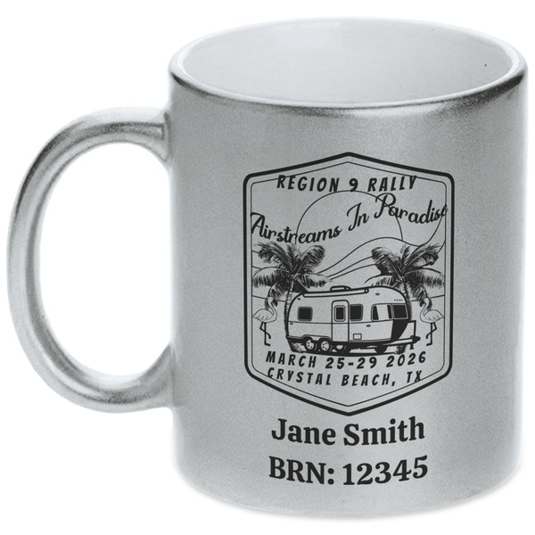 Airstreams in Paradise - Region 9 Rally 2026 Silver Mug - Main