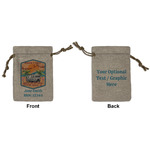 Airstreams in Paradise - Region 9 Rally 2026 Burlap Gift Bag - Small - Double-Sided