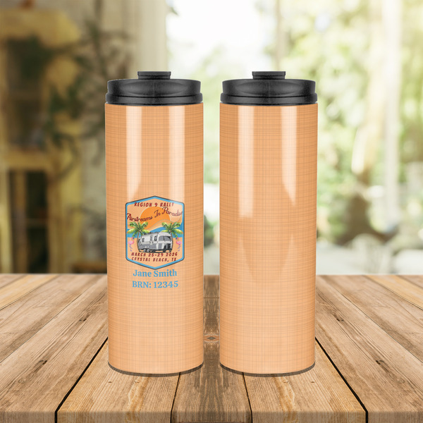 Airstreams in Paradise - Region 9 Rally 2026 Stainless Steel Tumbler - Lifestyle