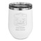 Airstreams in Paradise - Region 9 Rally 2026 Stemless Stainless Steel Wine Tumbler - White - Double-Sided