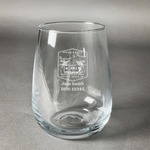 Airstreams in Paradise - Region 9 Rally 2026 Stemless Wine Glass - Laser Engraved