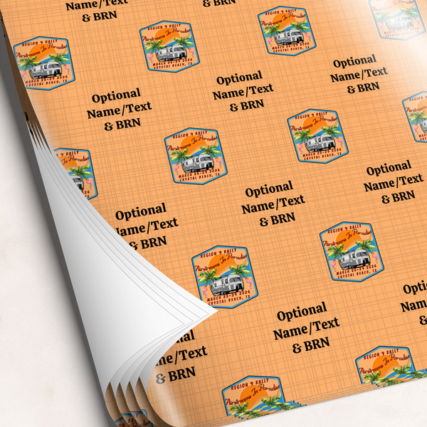 Custom Airstreams in Paradise - Region 9 Rally 2026 Wrapping Paper Sheets