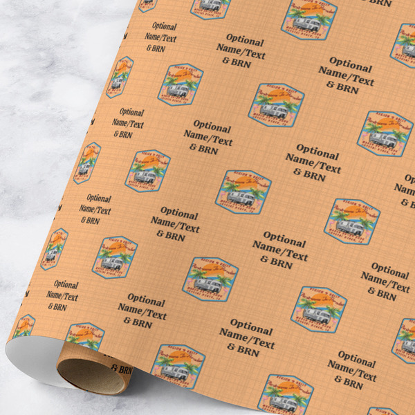 Custom Airstreams in Paradise - Region 9 Rally 2026 Wrapping Paper Roll - Large - Matte