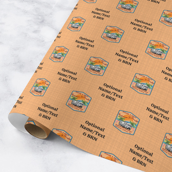 Custom Airstreams in Paradise - Region 9 Rally 2026 Wrapping Paper Roll - Medium - Matte