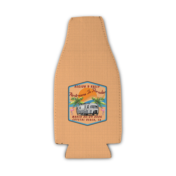 Airstreams in Paradise - Region 9 Rally 2026 Zipper Bottle Cooler - Set of 4 - Front