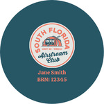 South Florida Airstream Club Logo Multipurpose Round Labels - 2"