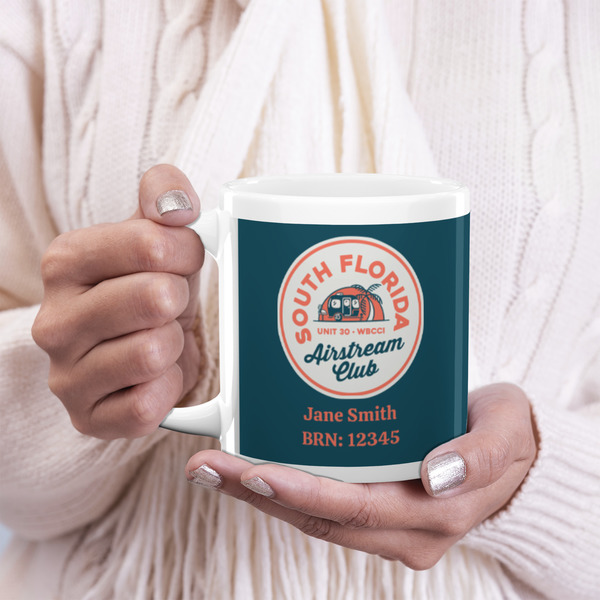 South Florida Airstream Club Logo 20oz Coffee Mug - LIFESTYLE
