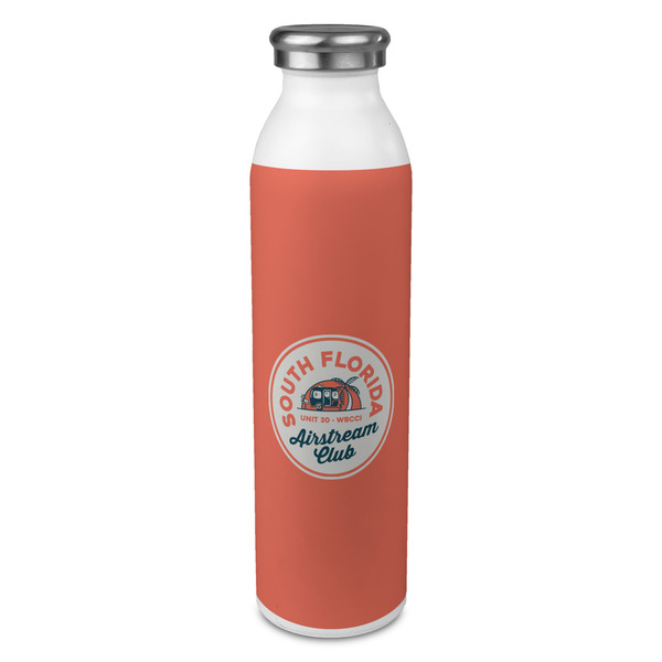 Custom South Florida Airstream Club Logo 20oz Stainless Steel Water Bottle - Full Print