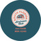 South Florida Airstream Club Logo Multipurpose Round Labels - Custom Sized