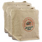 South Florida Airstream Club Logo Reusable Cotton Grocery Bags - Set of 3