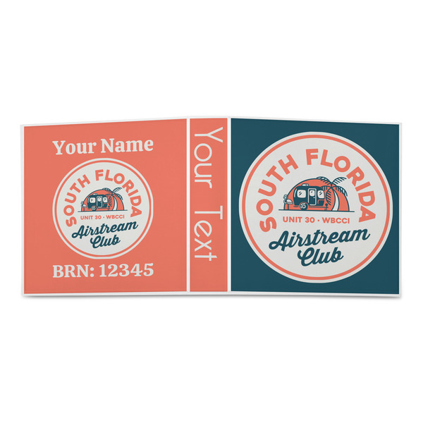 South Florida Airstream Club Logo 3-Ring Binder - 2" - Approval