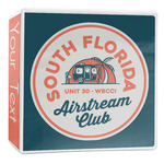 South Florida Airstream Club Logo 3-Ring Binder - 2 inch