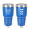 South Florida Airstream Club Logo 30 oz Stainless Steel Tumbler - Royal Blue - Double-Sided