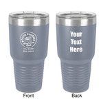 South Florida Airstream Club Logo 30 oz Stainless Steel Tumbler - Grey - Double-Sided