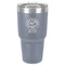 South Florida Airstream Club Logo 30 oz Stainless Steel Tumbler - Grey - Single-Sided