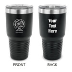 South Florida Airstream Club Logo 30 oz Stainless Steel Tumbler - Black - Double-Sided