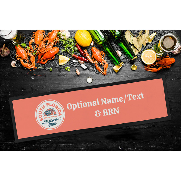South Florida Airstream Club Logo Bar Mat - Large - LIFESTYLE