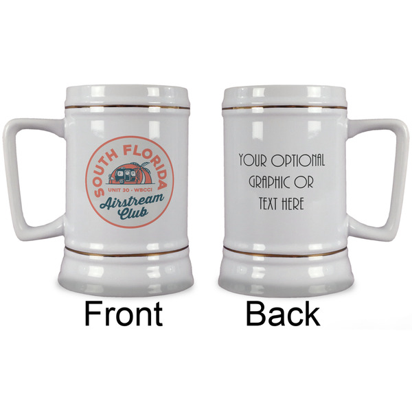 South Florida Airstream Club Logo Beer Stein - Approval