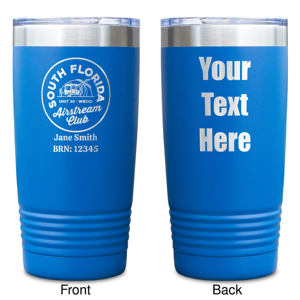 South Florida Airstream Club Logo Blue Polar Camel Tumbler - 20oz - Double Sided - Approval