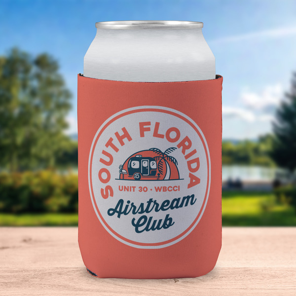 South Florida Airstream Club Logo Can Cooler - Standard 12oz - In Context