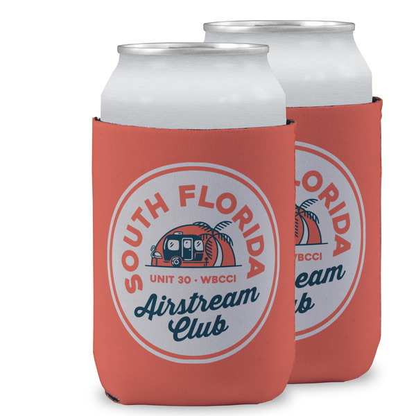 South Florida Airstream Club Logo Can Cooler - Standard 12oz - Two on Cans