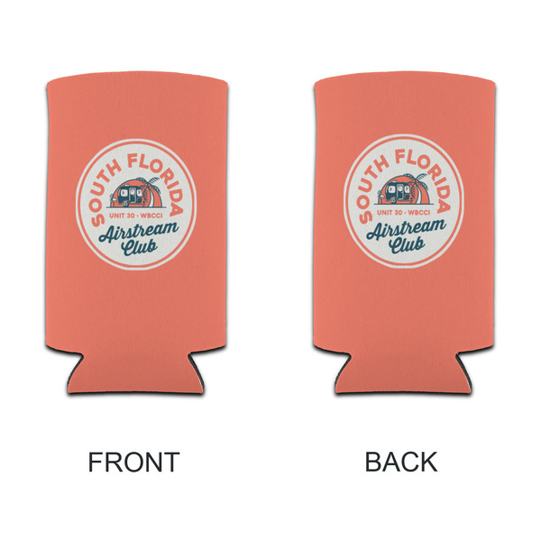 South Florida Airstream Club Logo Can Cooler - Tall 12oz - Front & Back